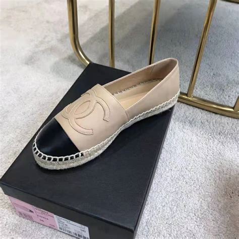 chanel beige loafer|authentic chanel loafers.